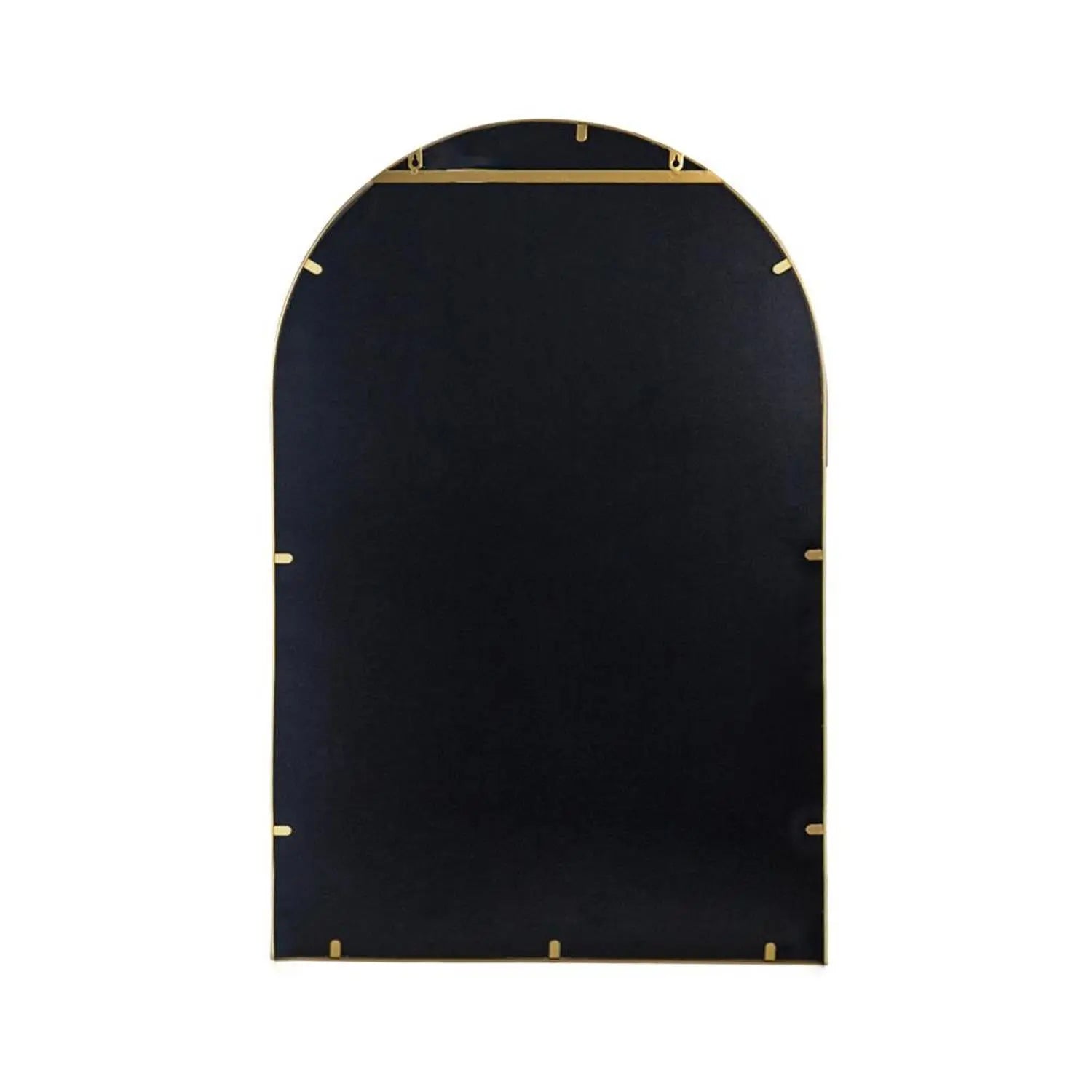36" Gold Arch Iron Framed Accent Mirror Homeroots Bed & Bath