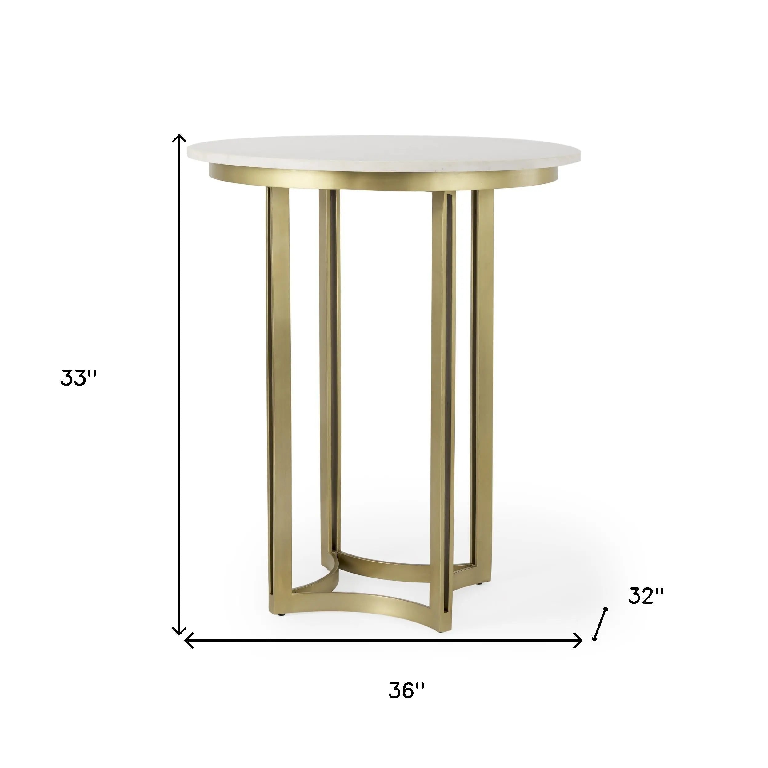 36" Gray Marble Pedestal Base Round Top Dining Table Homeroots Kitchen & Dining