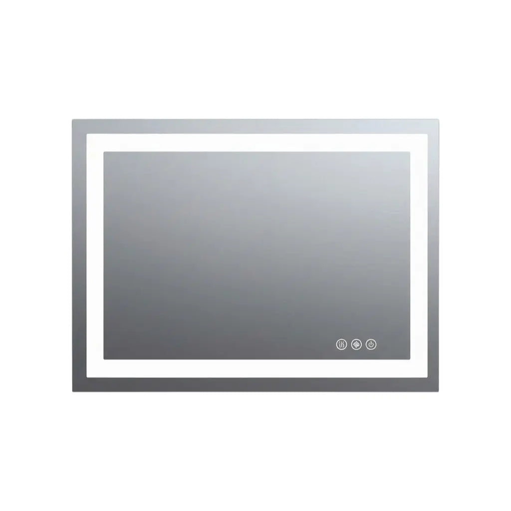 36" Lighted Frameless Bathroom Vanity Mirror Homeroots Bed & Bath