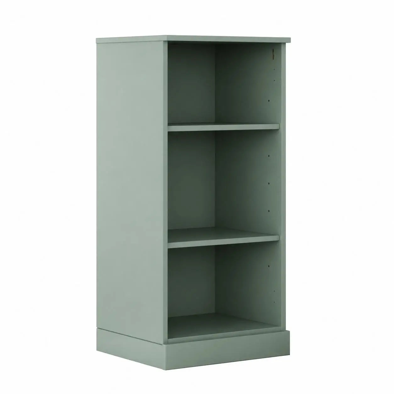 36" Sage Solid Wood Adjustable Three Tier Library Bookcase Homeroots Office