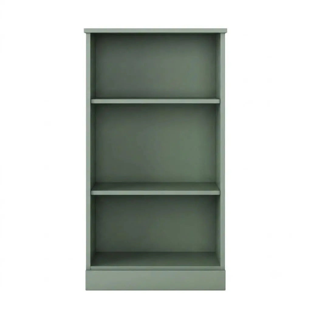36" Sage Solid Wood Adjustable Three Tier Library Bookcase Homeroots Office
