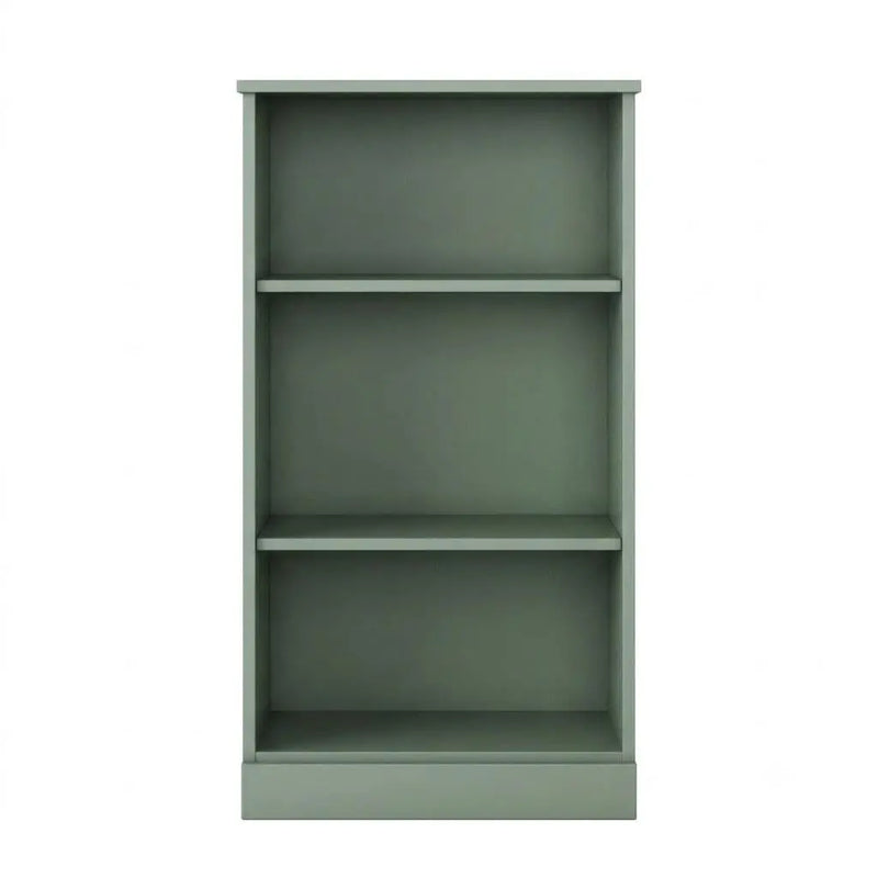 36" Sage Solid Wood Adjustable Three Tier Library Bookcase Homeroots Office