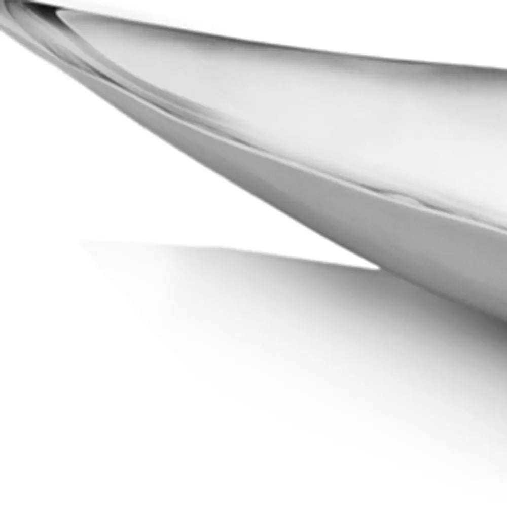 36" Silver Aluminum Leaf Shaped Centerpiece Bowl Homeroots Kitchen & Dining