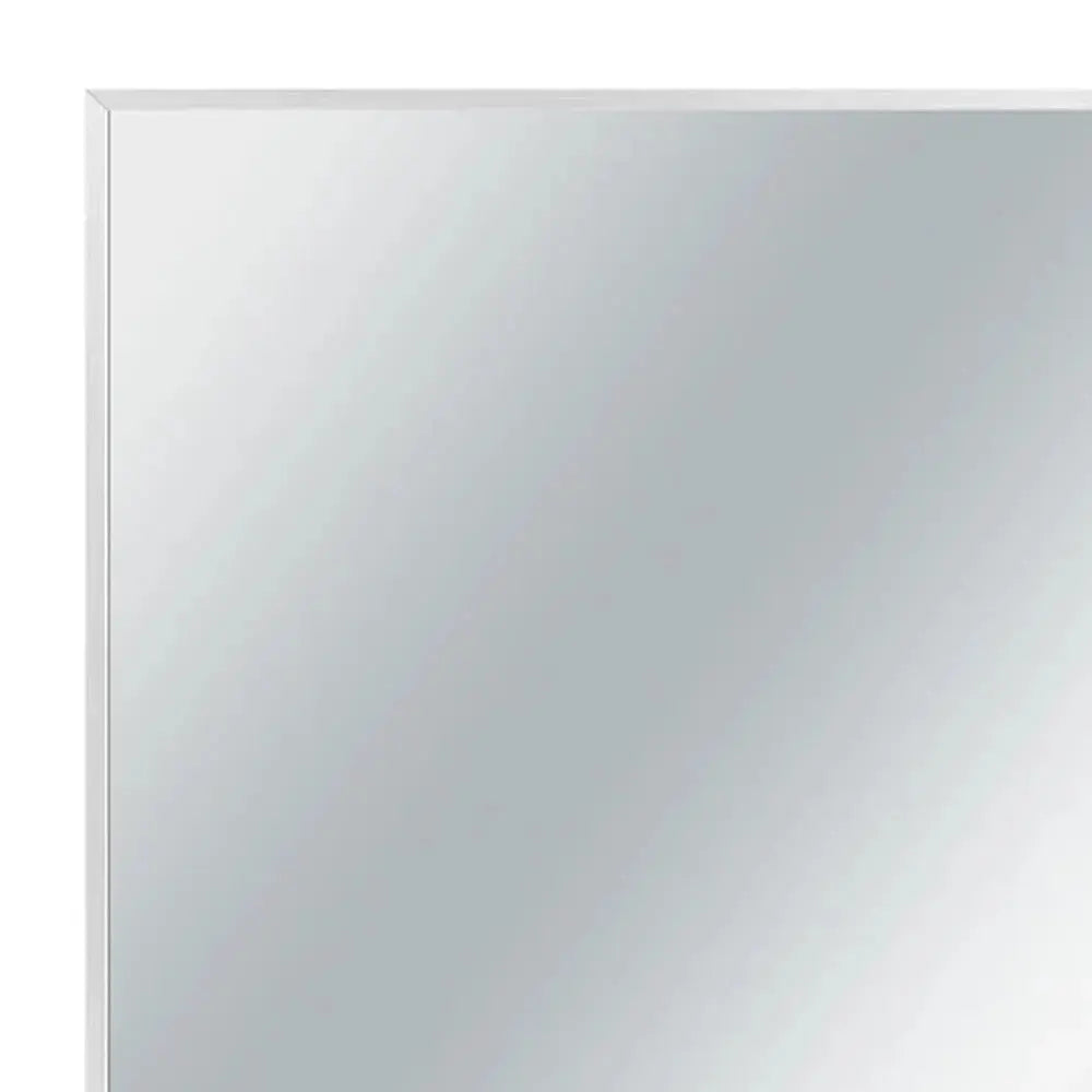 36" Silver Metal Accent Mirror Homeroots Bed & Bath