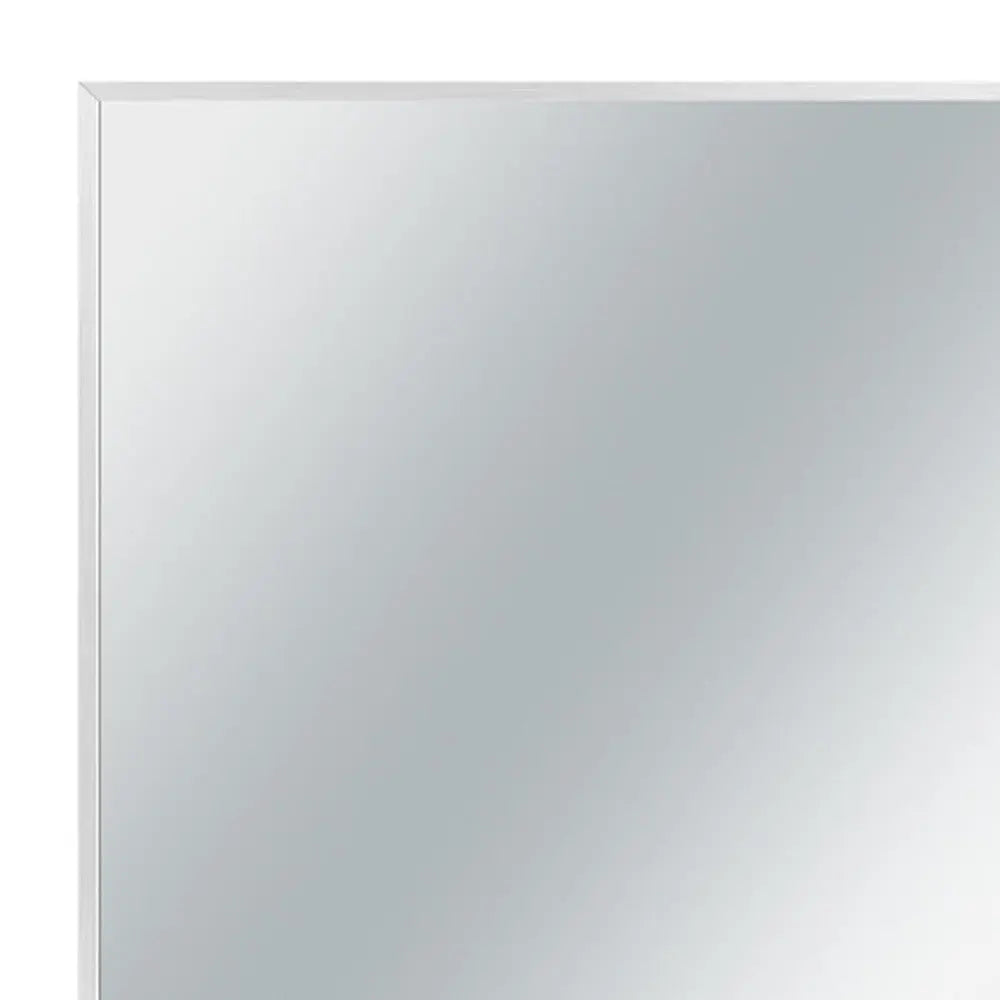 36" Silver Metal Accent Mirror Homeroots Bed & Bath