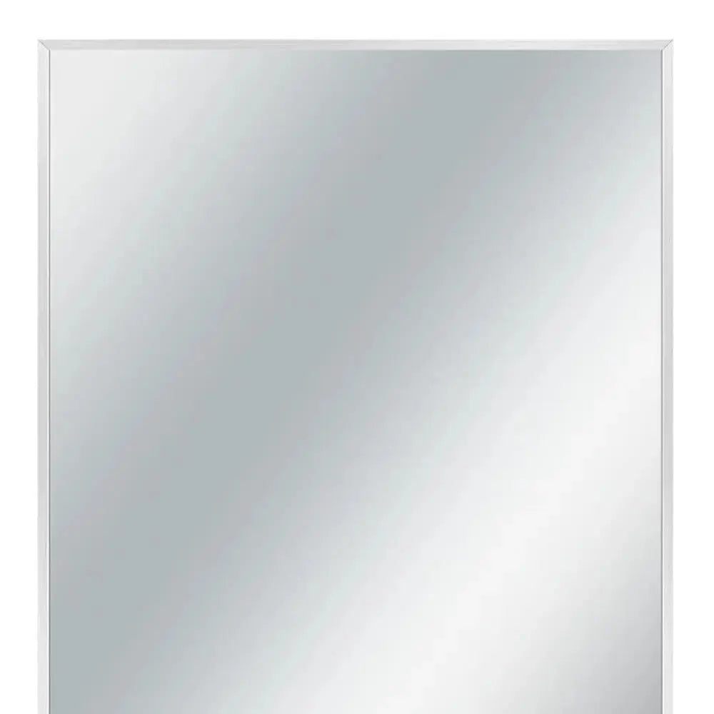 36" Silver Metal Accent Mirror Homeroots Bed & Bath