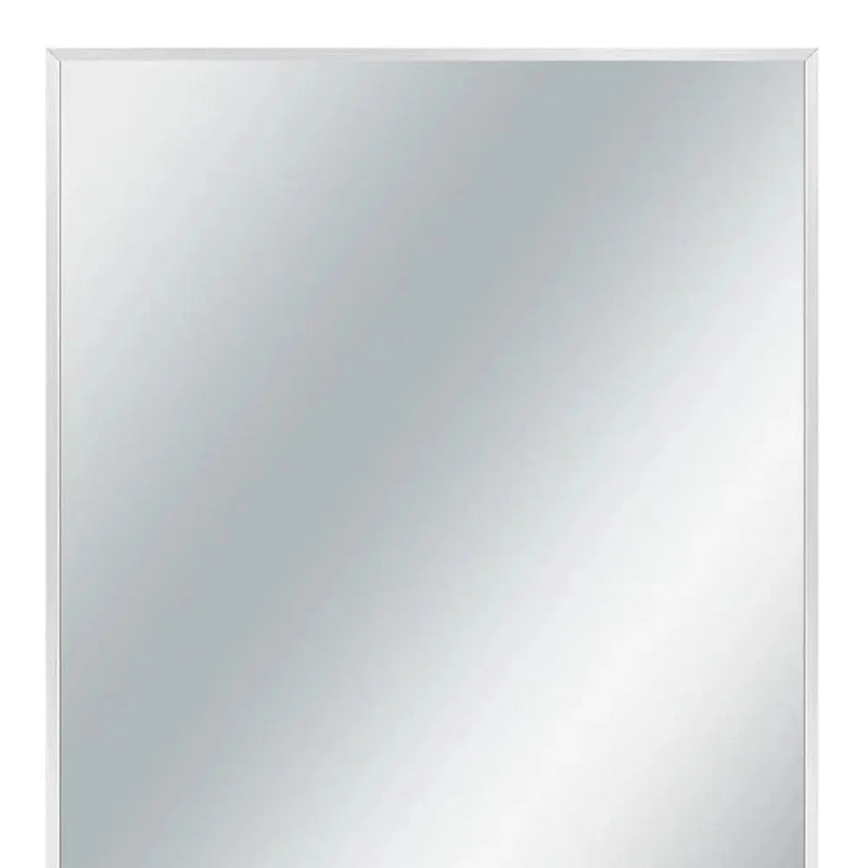 36" Silver Metal Accent Mirror Homeroots Bed & Bath