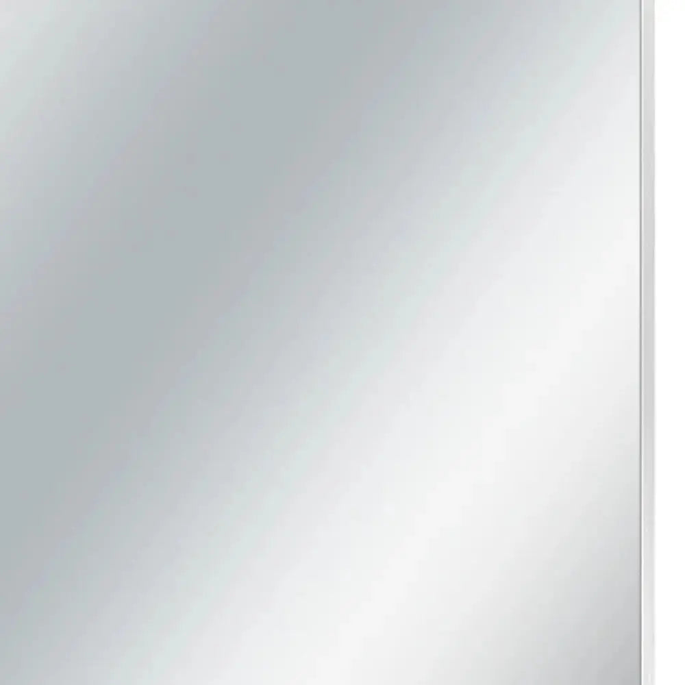 36" Silver Metal Accent Mirror Homeroots Bed & Bath