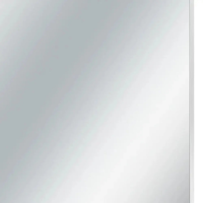 36" Silver Metal Accent Mirror Homeroots Bed & Bath