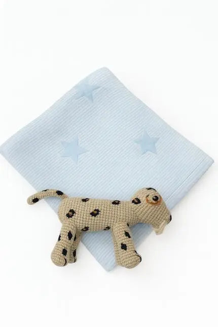 36" X 46" Blue And White Cotton Coastal Nautical Baby Blanket Homeroots Home Decor