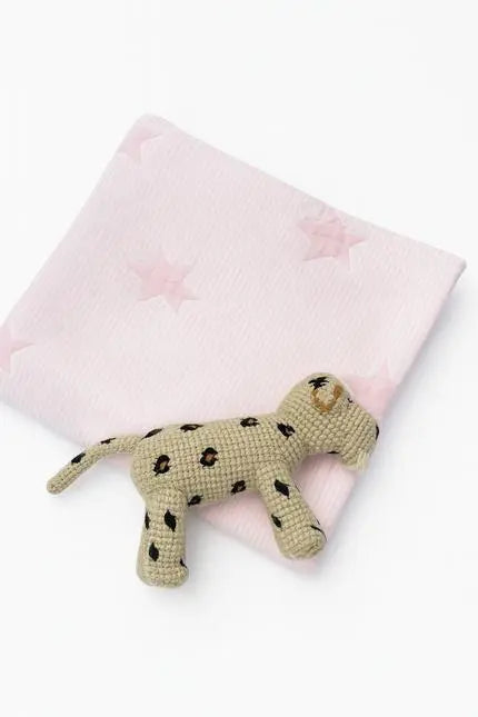 36" X 46" Pink And White Cotton Coastal Nautical Baby Blanket Homeroots Home Decor