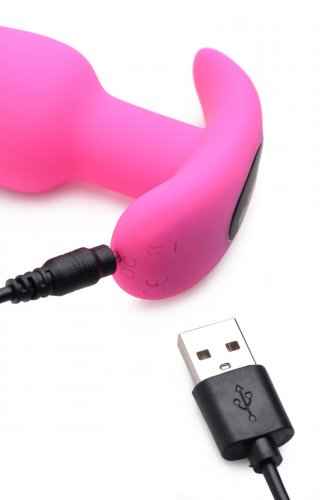 Bang! 21x Vibrating Silicone Butt Plug W/ Remote