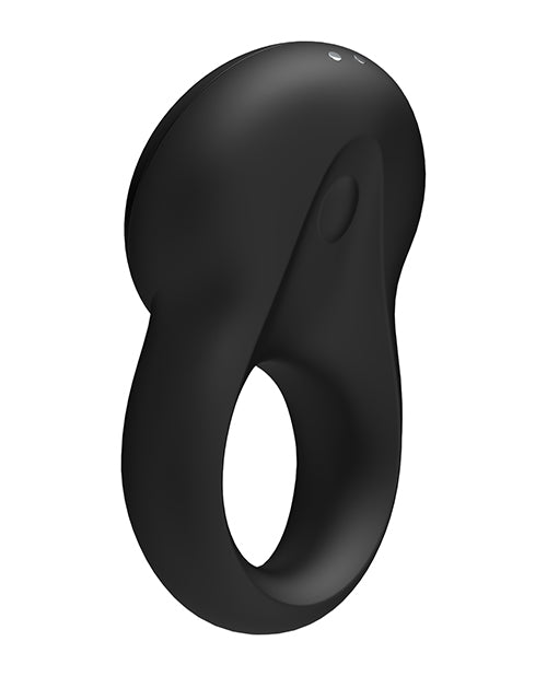 Satisfyer Signet Ring W/bluetooth App - Blue - GreatEagleInc