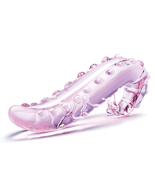 Glas 6" Lick-it Glass Dildo - Pink - GreatEagleInc