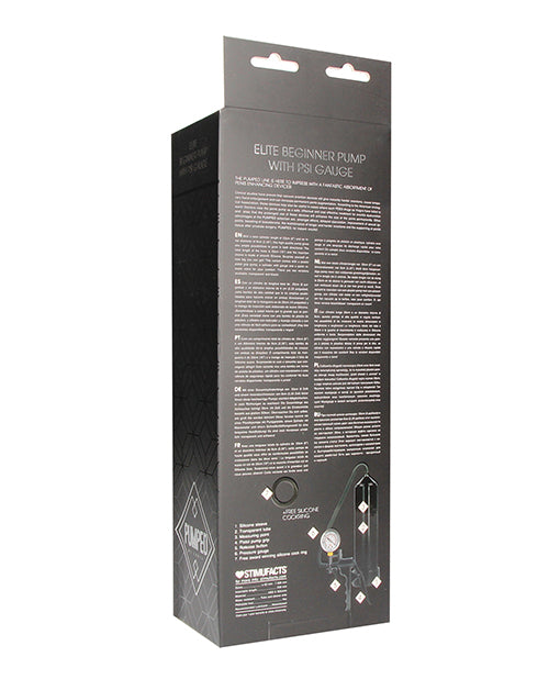 Shots Pumped Elite Beginner Pump W/psi Gauge - Black - GreatEagleInc