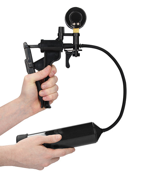 Shots Pumped Elite Beginner Pump W/psi Gauge - Black - GreatEagleInc