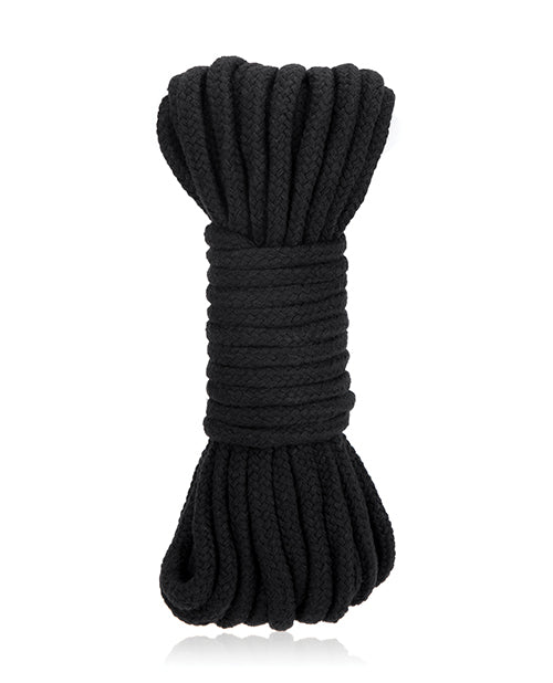 Lux Fetish Bondage Rope - 3 M Black - GreatEagleInc