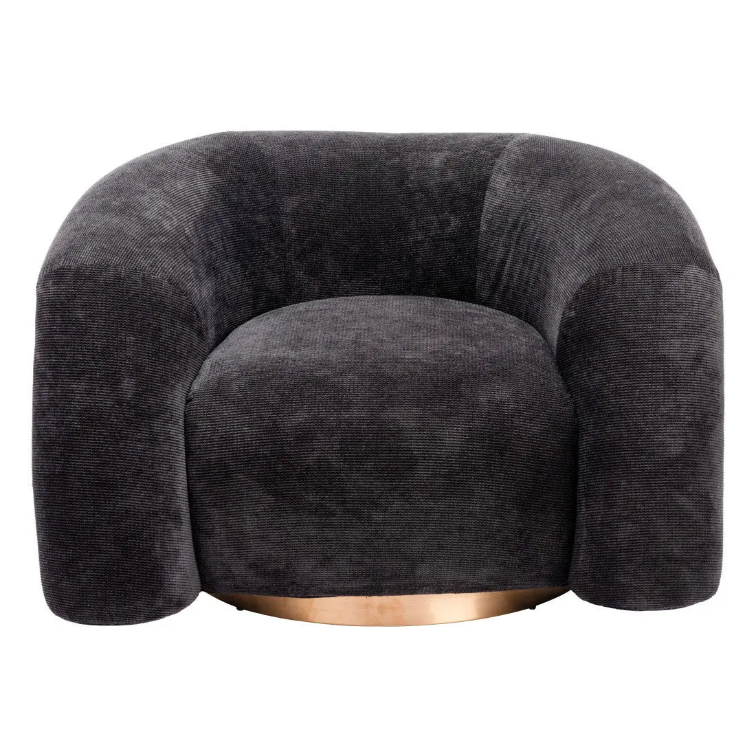 37" Black And Gold Faux Shearling And Upholstered Arm Chair Homeroots Living Room