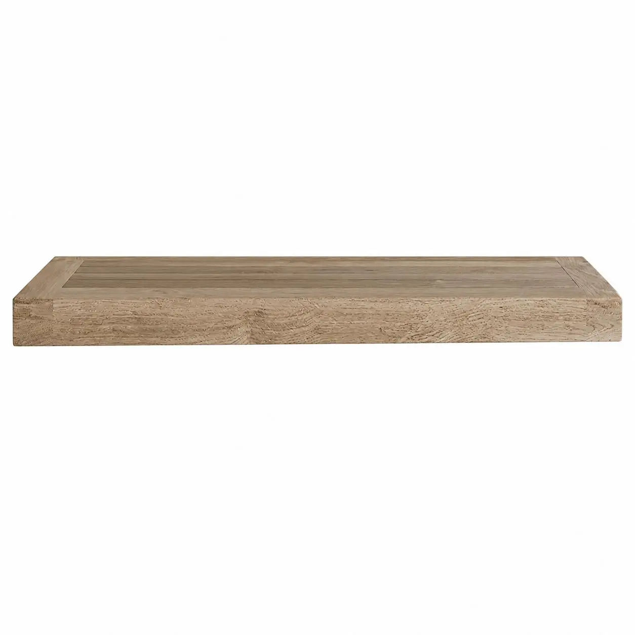 38" Brown Wood Wall Mounted Floating Shelf Homeroots Organization