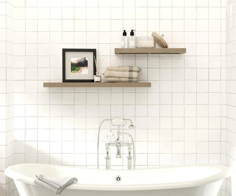 38" Brown Wood Wall Mounted Floating Shelf Homeroots Organization