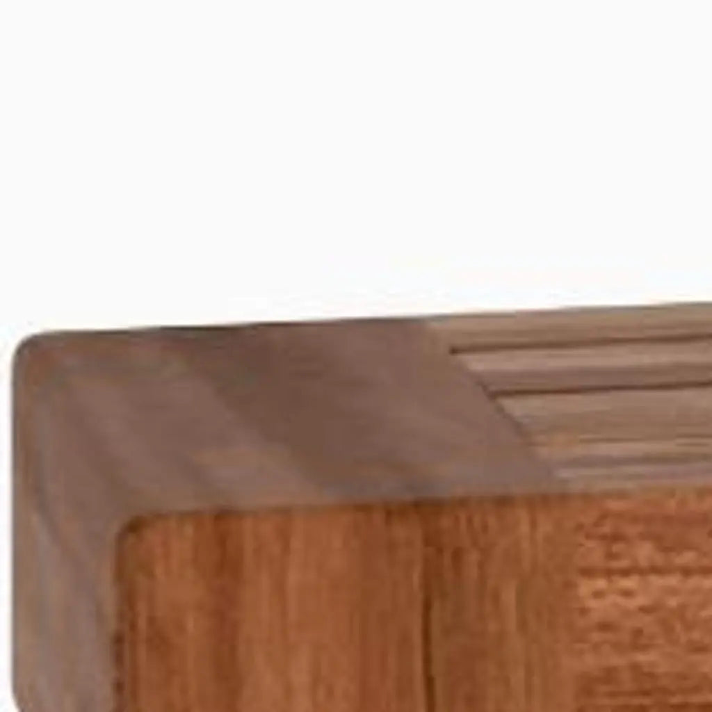 38" Brown Wood Wall Mounted Floating Shelf Homeroots Organization