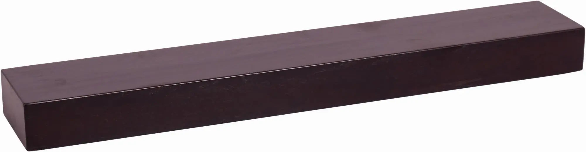 38" Espresso Wood Wall Mounted Floating Shelf Homeroots Organization