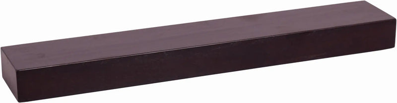 38" Espresso Wood Wall Mounted Floating Shelf Homeroots Organization