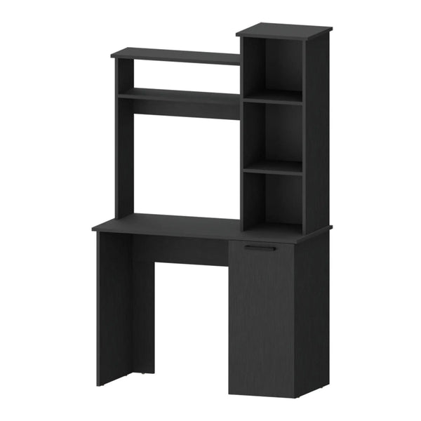 39" Black Computer Desk With Hutch Homeroots Office
