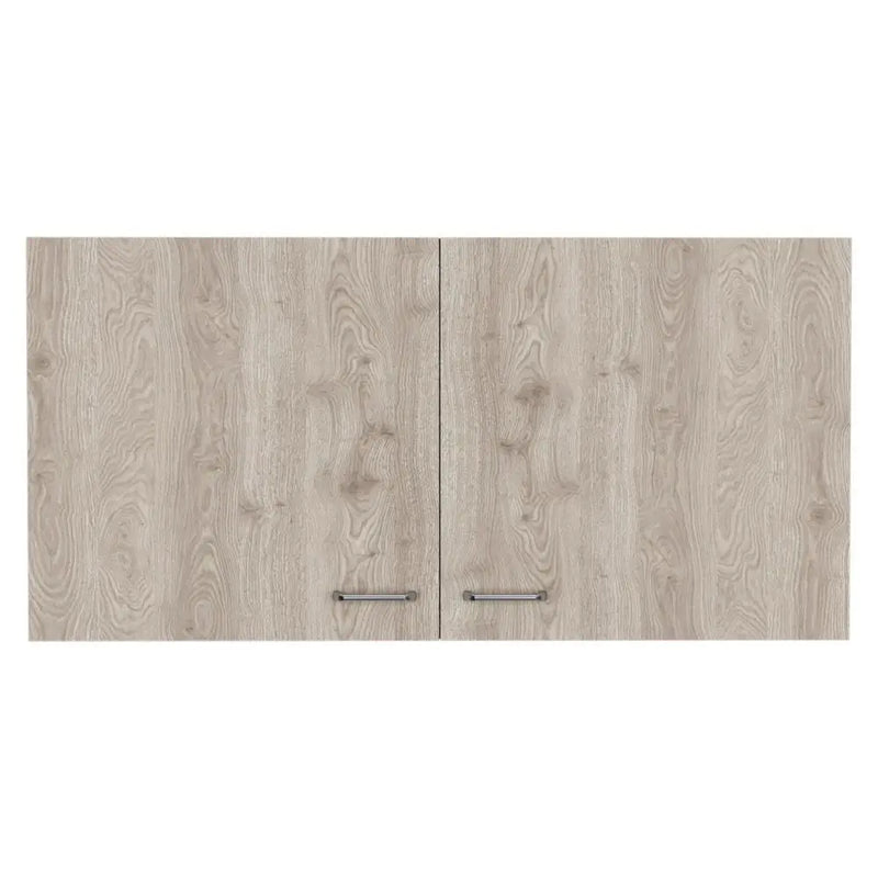 39" Oak Wood Wall Mounted Accent Cabinet With Two Doors Homeroots Kitchen & Dining