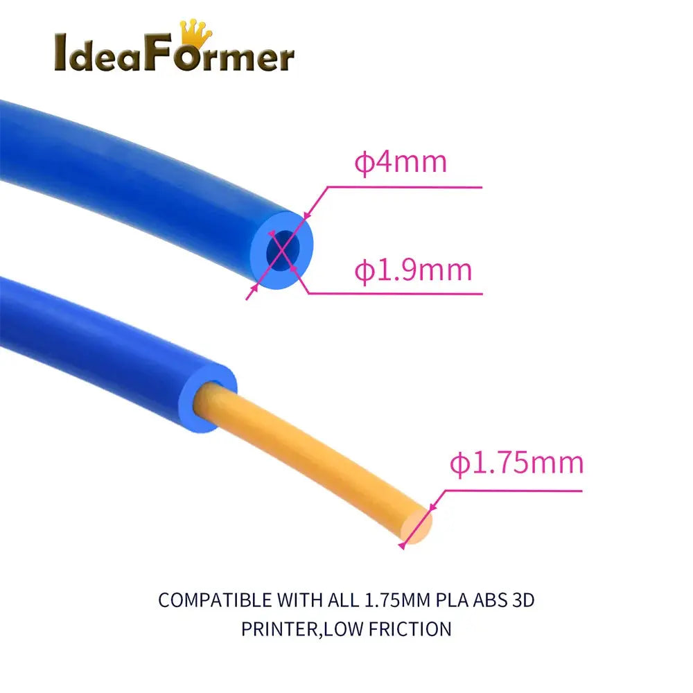 3D Printer Kit 1.75mm PTFE Tube+Pneumatic Connectors PC4-M6 & PC4-M10+Cutter+MK8 Nozzle+Silicone Cover For Creality Ender 3 etc GreatEagleInc