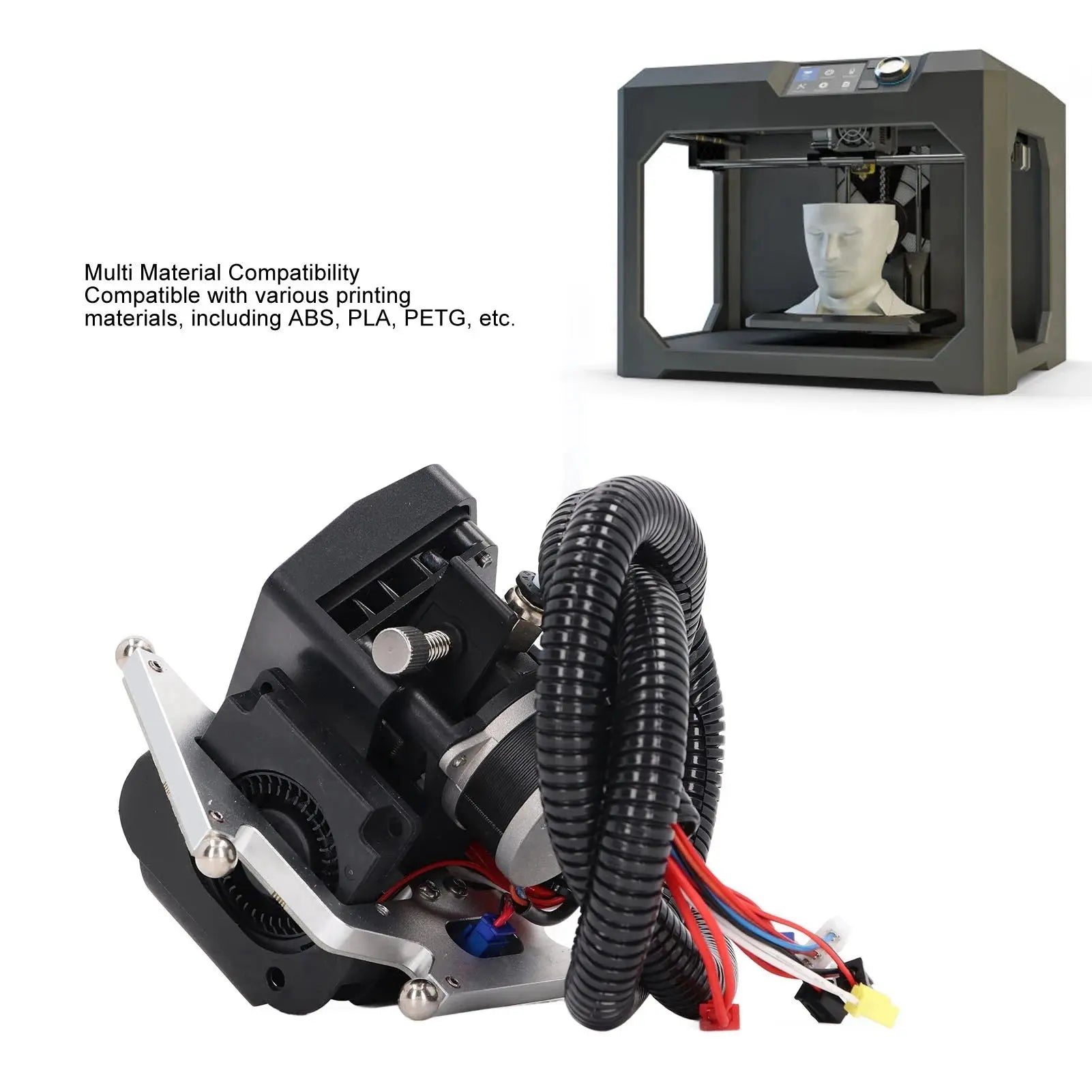 3D Printer Part Direct Drive Extruder High Accuracy Fast Printing Short Distance Intelligent Matching Current for ABS PLA PETG GreatEagleInc