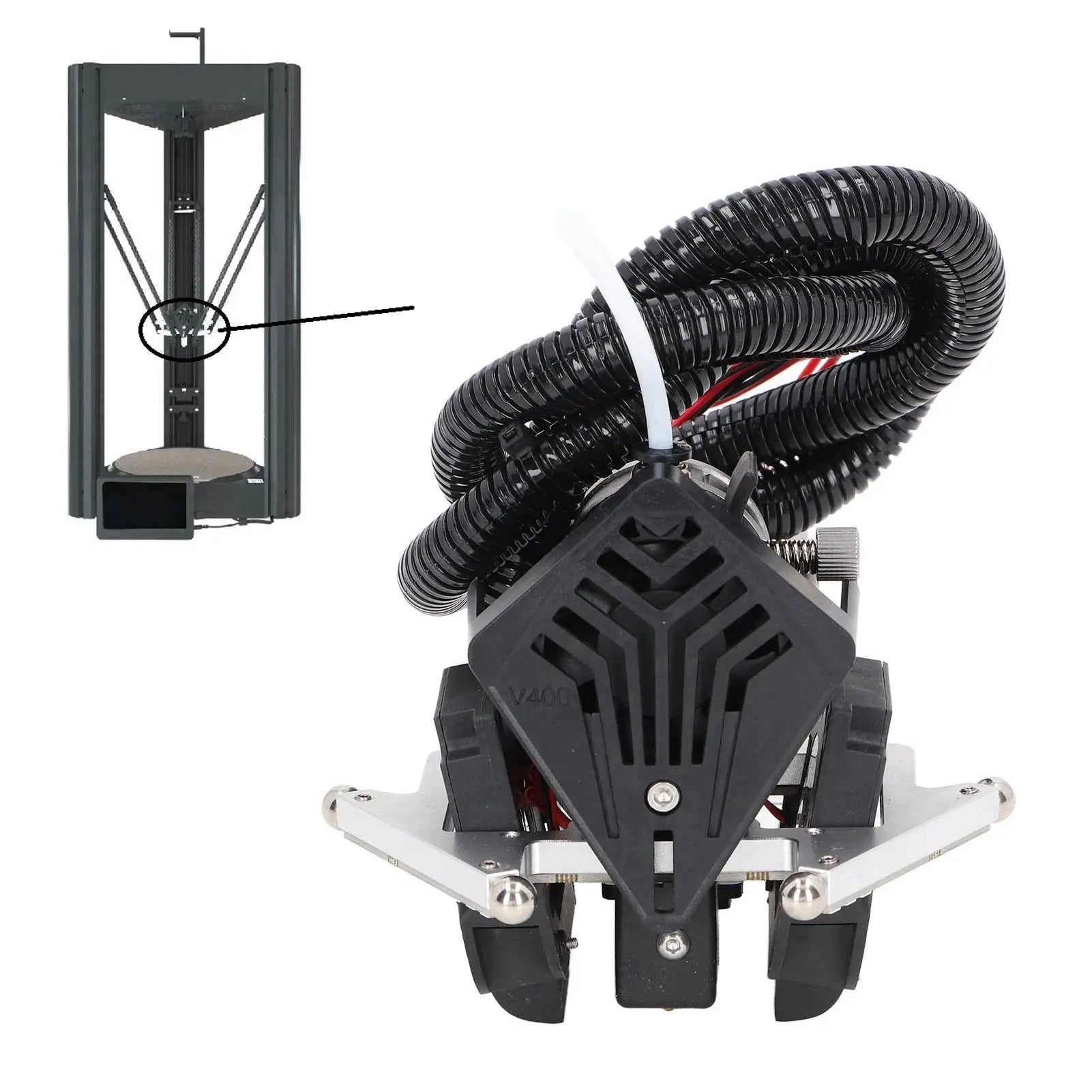 3D Printer Part Direct Drive Extruder High Accuracy Fast Printing Short Distance Intelligent Matching Current for ABS PLA PETG GreatEagleInc