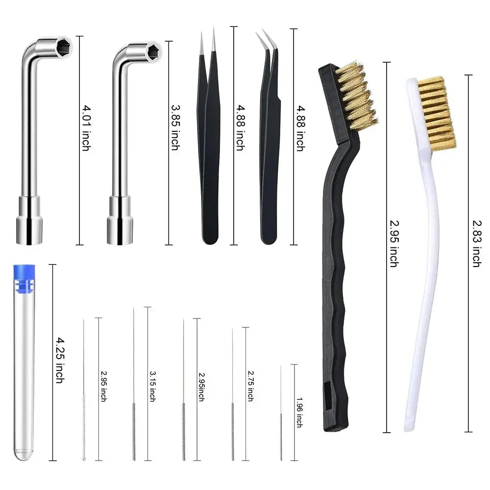 3D Printer Tool Kit Trimming Knife Scraper Cleaning Needle Tweezers Pliers Scraper Basic Deburring Tools Kit DIY 3D Printer Part GreatEagleInc