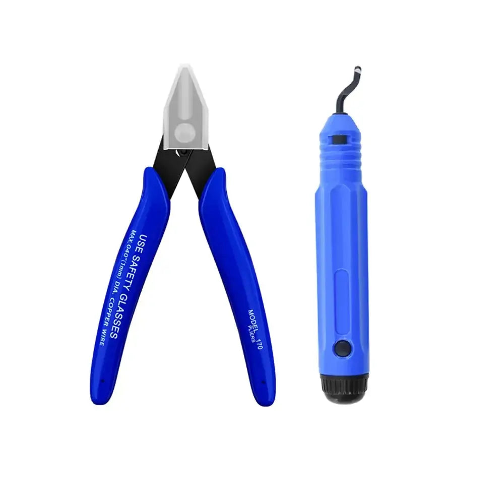 3D Printer Tool Kit Trimming Knife Scraper Cleaning Needle Tweezers Pliers Scraper Basic Deburring Tools Kit DIY 3D Printer Part GreatEagleInc