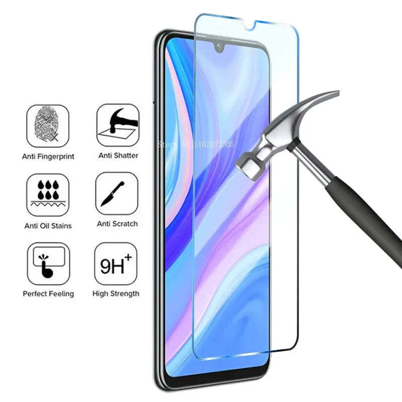 3PCS Tempered Glass for Huawei P Smart 2019 P Smart Z S 2021 Screen Protector for Huawei P30 Lite P20 Pro P40 Lite P50 Pro Glass GreatEagleInc