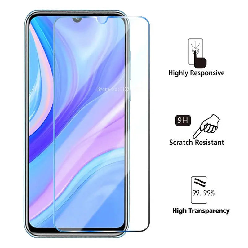 3PCS Tempered Glass for Huawei P Smart 2019 P Smart Z S 2021 Screen Protector for Huawei P30 Lite P20 Pro P40 Lite P50 Pro Glass GreatEagleInc