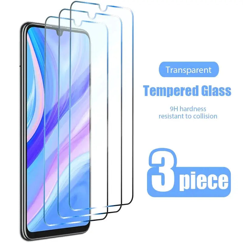3PCS Tempered Glass for Huawei P Smart 2019 P Smart Z S 2021 Screen Protector for Huawei P30 Lite P20 Pro P40 Lite P50 Pro Glass GreatEagleInc