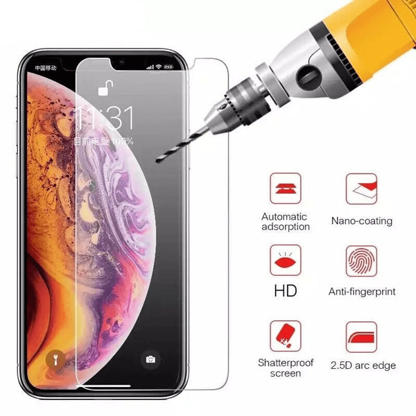 3Pcs Screen Protector Tempered Glass For iPhone XS Max Anti-Scratch Bubble Free Indoor Outdoor