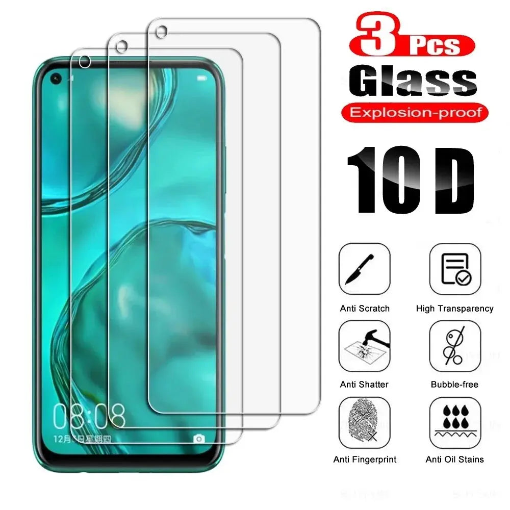 3Pcs Tempered Glass For Huawei P Smart 2019 2020 2021 P Smart S Z Pro Screen Protector GreatEagleInc