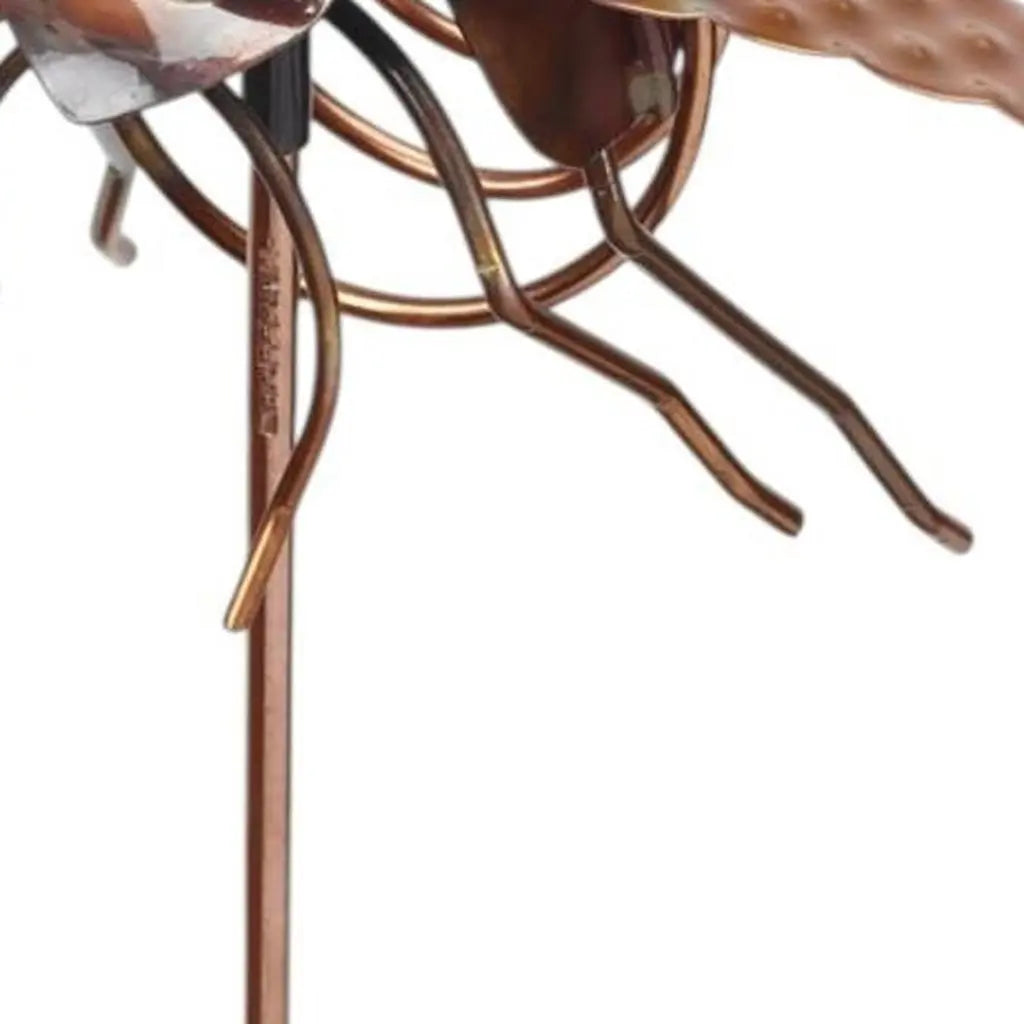 3" Copper Insect Garden Stake Homeroots Outdoor