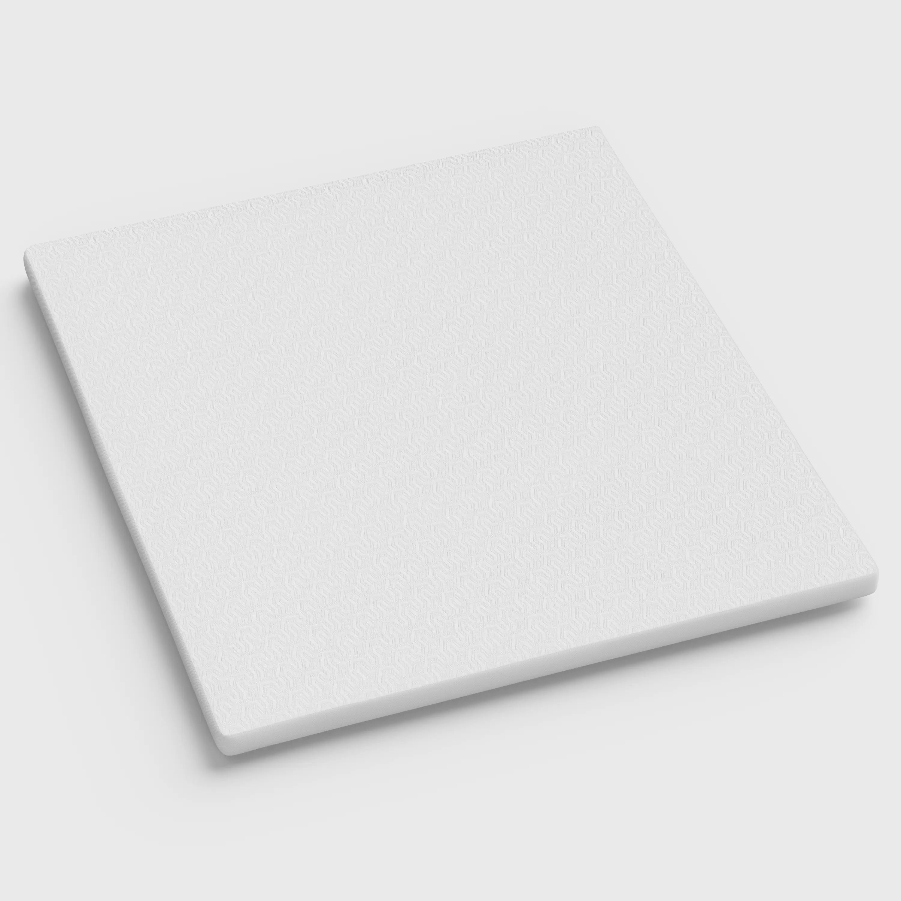 3" White Gel Memory Foam King Mattress Topper Homeroots Bed & Bath