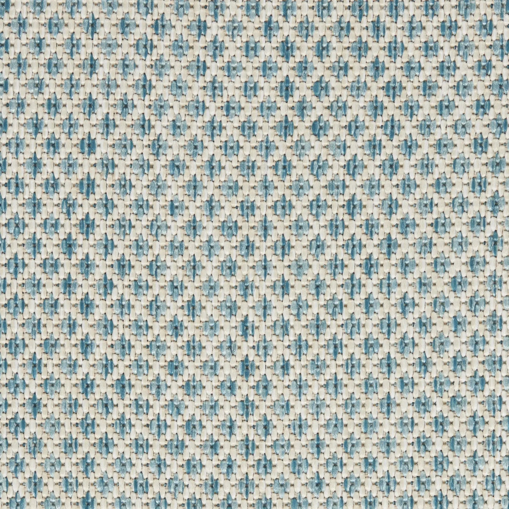 3' X 5' Aqua And Ivory Geometric Indoor Outdoor Area Rug Homeroots Outdoor