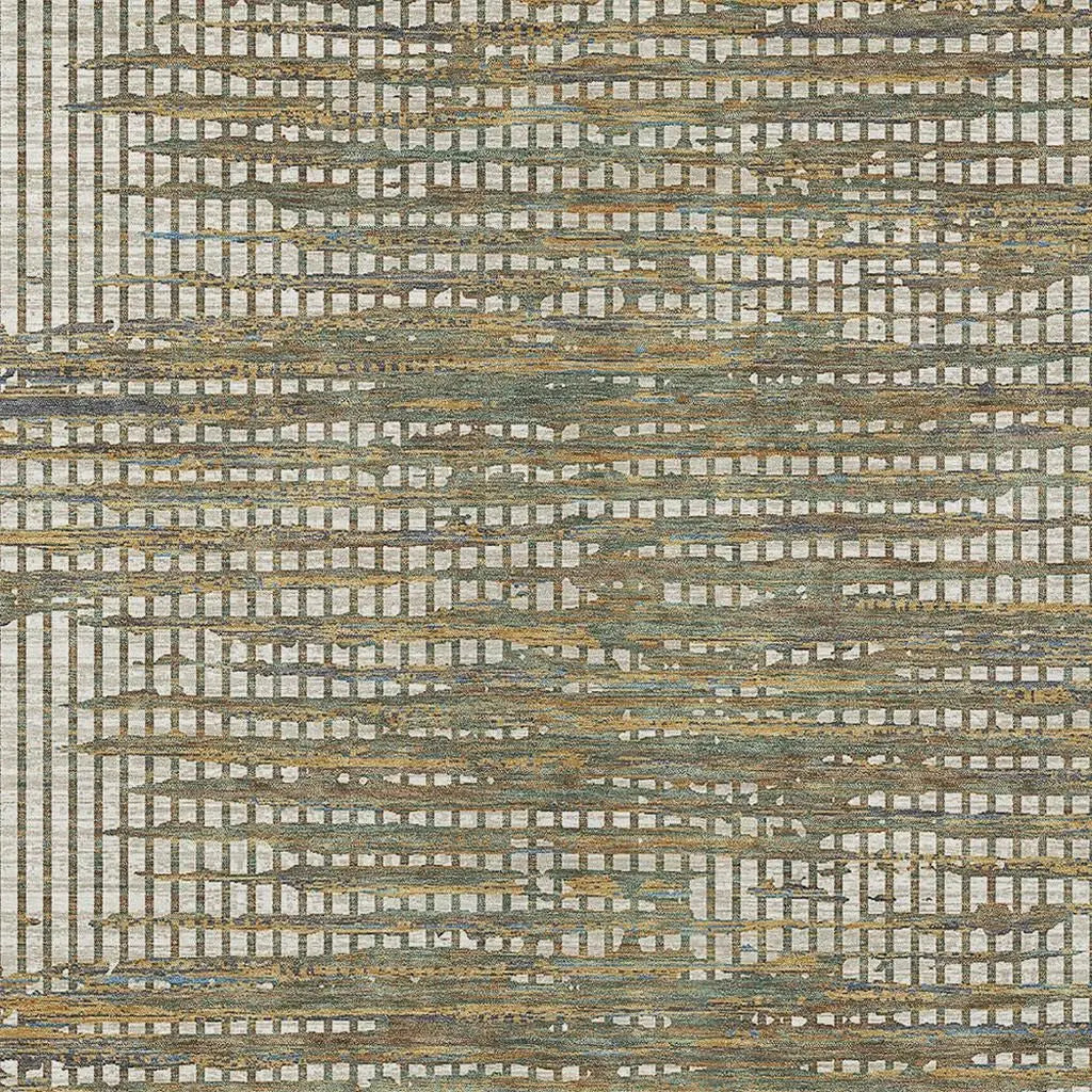 3' X 5' Beige And Brown Abstract Washable Indoor Outdoor Area Rug Homeroots Outdoor