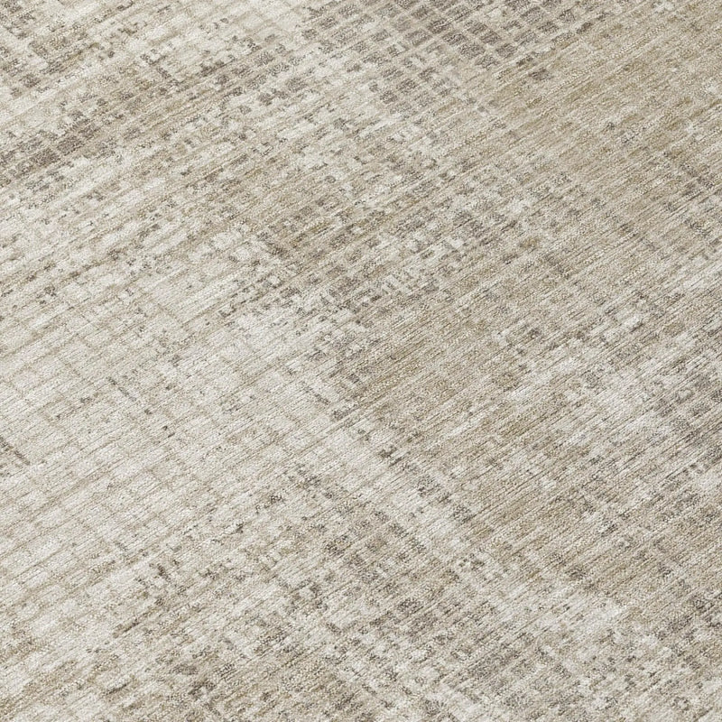 3' X 5' Beige And Brown Abstract Washable Indoor Outdoor Area Rug Homeroots Outdoor
