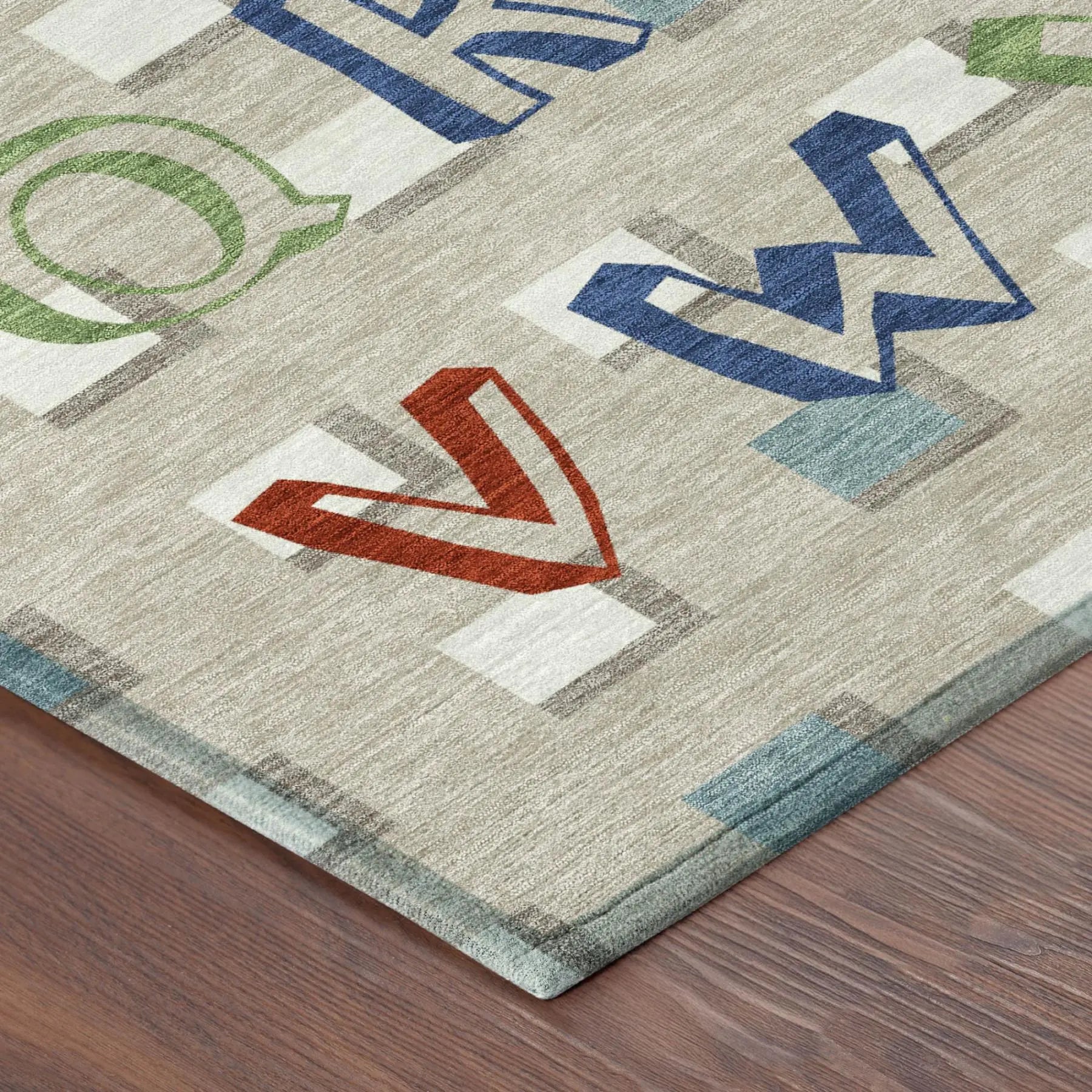 3' X 5' Beige And Brown Geometric Washable Indoor Outdoor Area Rug Homeroots Outdoor