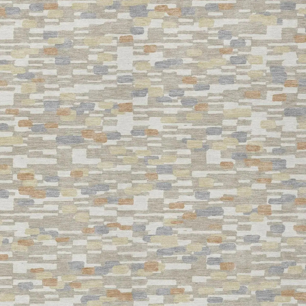 3' X 5' Beige And Brown Geometric Washable Indoor Outdoor Area Rug Homeroots Outdoor