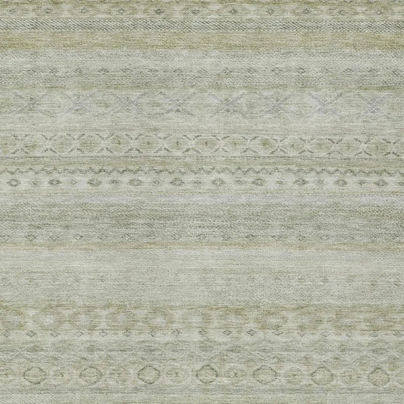 3' X 5' Beige And Brown Striped Washable Indoor Outdoor Area Rug Homeroots Outdoor