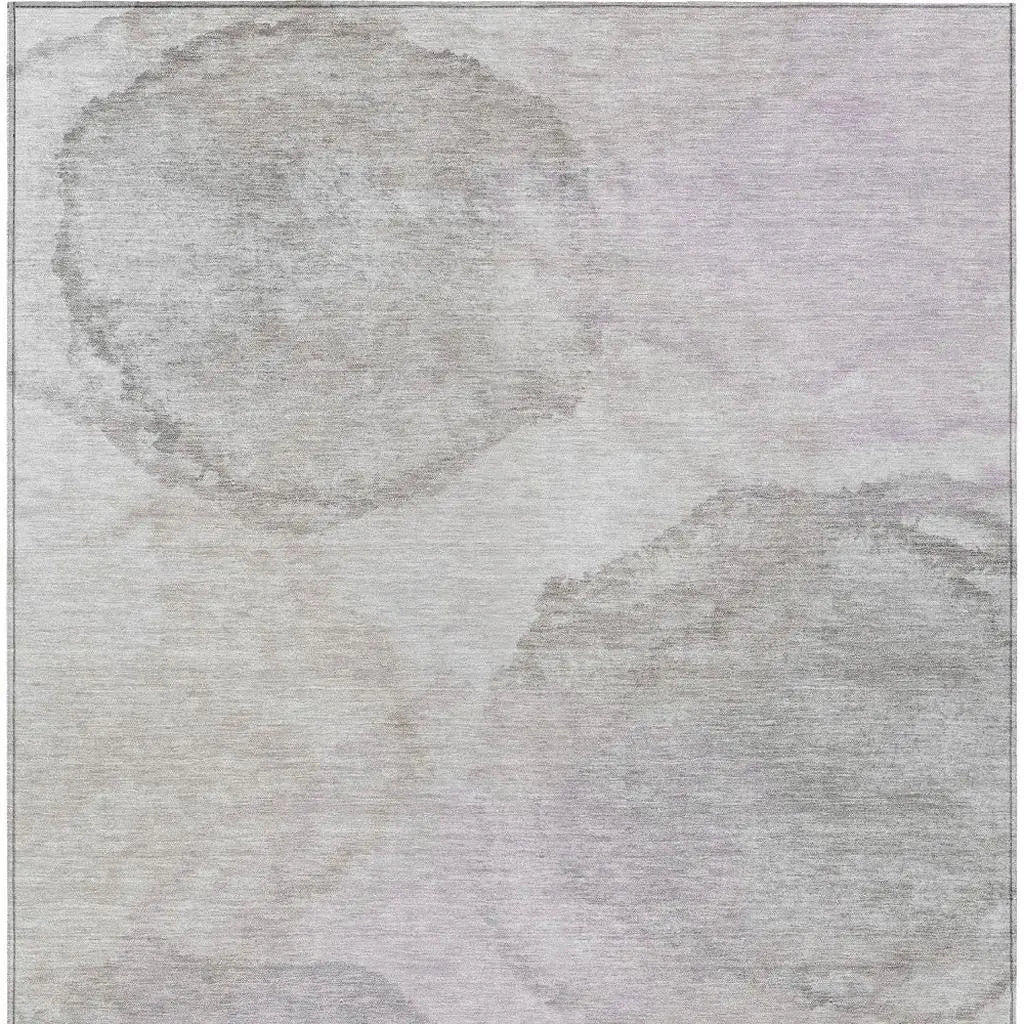 3' X 5' Beige And Ivory Abstract Washable Indoor Outdoor Area Rug Homeroots Outdoor