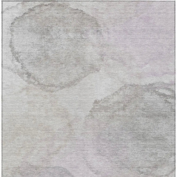 3' X 5' Beige And Ivory Abstract Washable Indoor Outdoor Area Rug Homeroots Outdoor