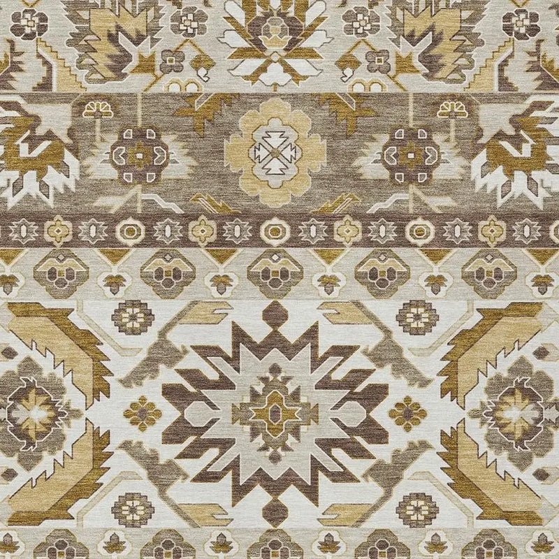 3' X 5' Beige And Ivory Cactus Washable Indoor Outdoor Area Rug Homeroots Outdoor